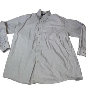 Wrangler Classic shirt western button down cowboy rodeo plaid SZ XL